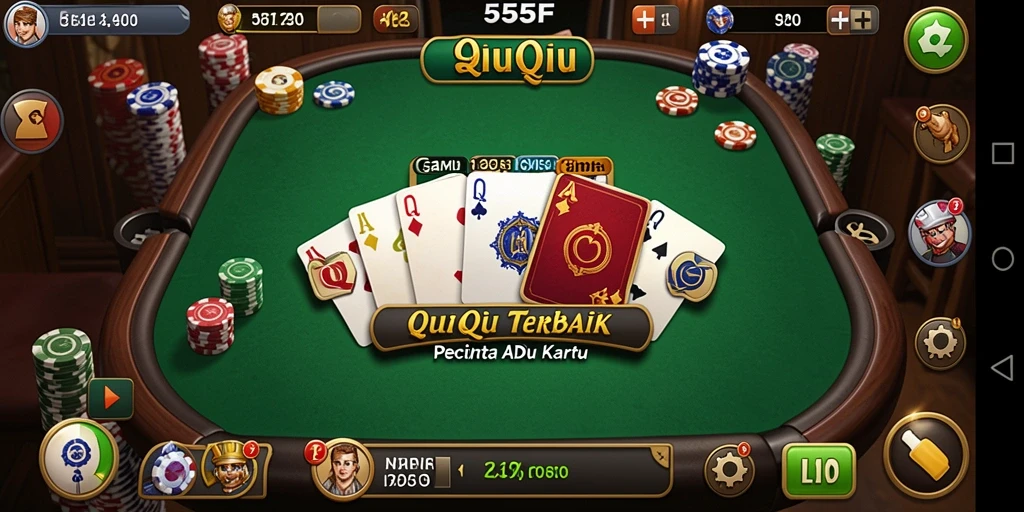 Screenshot gameplay QiuQiu yang menarik dan adiktif.