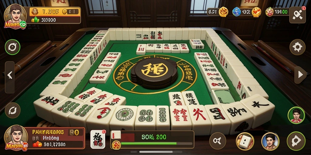 Tampilan gameplay Mahjong yang menantang dan menarik di 6CF.