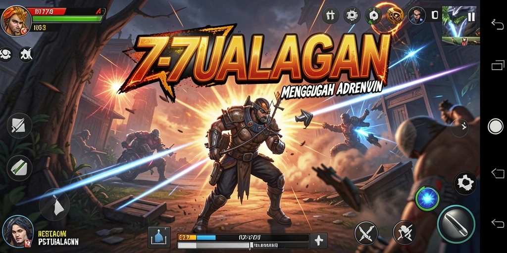 Screenshot utama 77AG menampilkan gameplay petualangan yang mendebarkan.