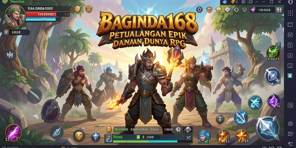 Tampilan gameplay mendebarkan dalam BAGINDA168 yang menampilkan pertarungan epik.