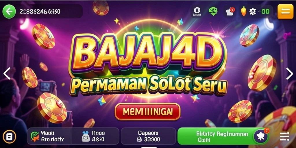 Tampilan menarik dari gameplay Slot di BAJAJ4D.