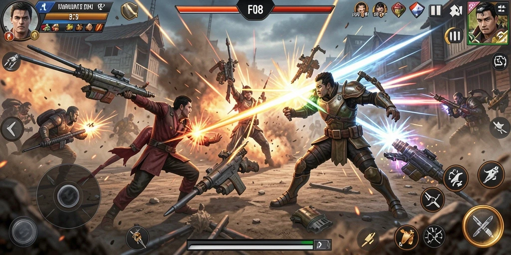Tampilan menarik dari pertarungan seru di F08.