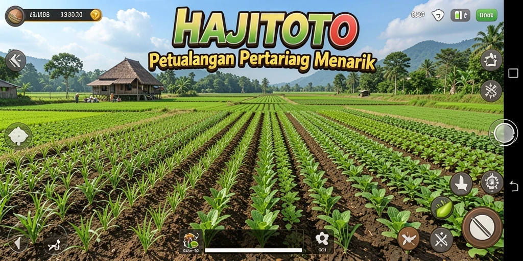 Tampilan screenshot yang menunjukkan keseruan gameplay pertanian.