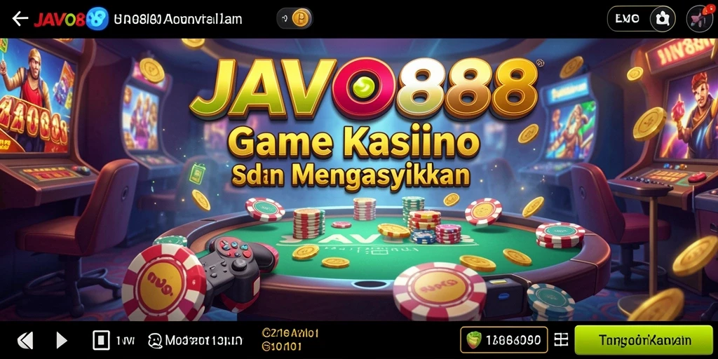 Tampilan menarik dari gameplay Kasino di JAVO88.