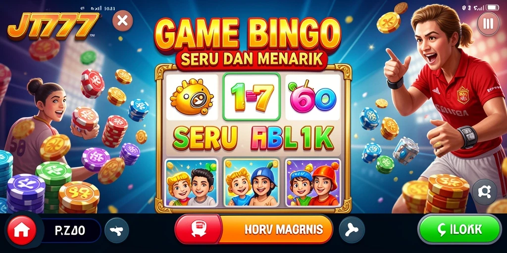 Tangkapan layar gameplay seru dalam permainan Bingo.