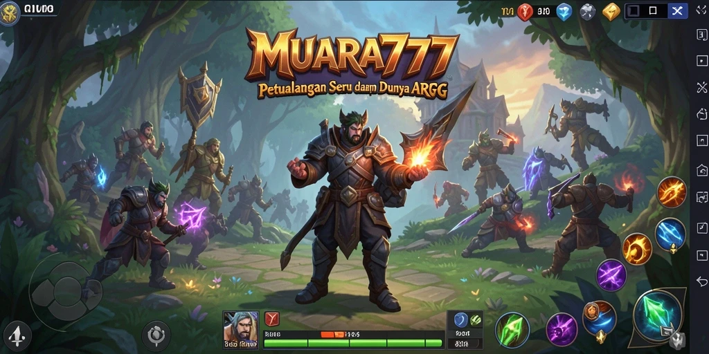 Menampilkan aksi seru dari gameplay ARPG di MUARA777.