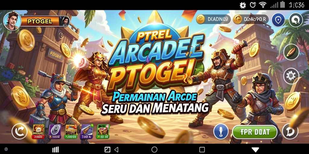 Tampilan gameplay seru dari PTTOGEL yang penuh aksi.