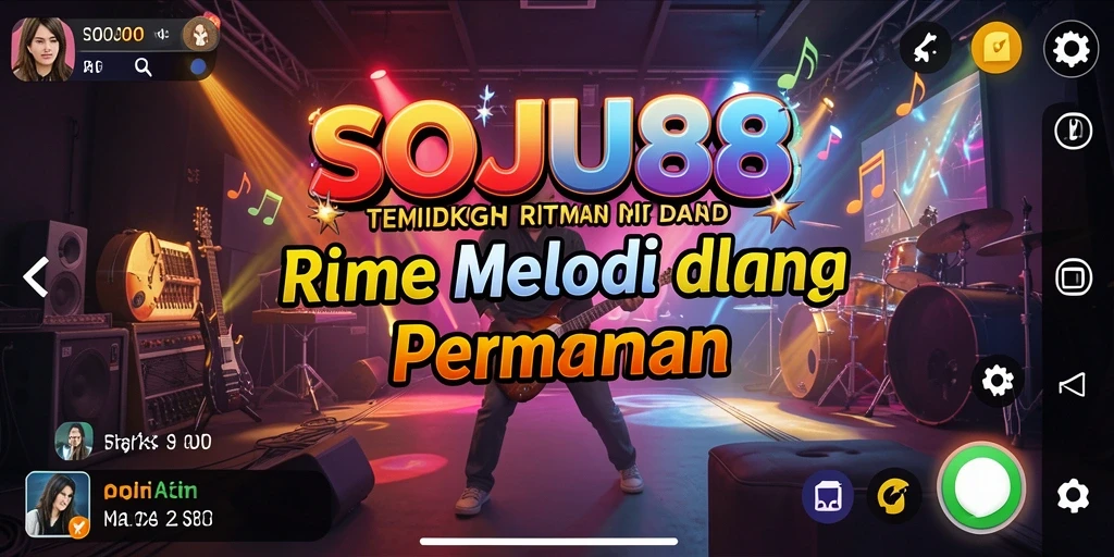 Tampilan menarik gameplay SOJU88 yang menyajikan musik.