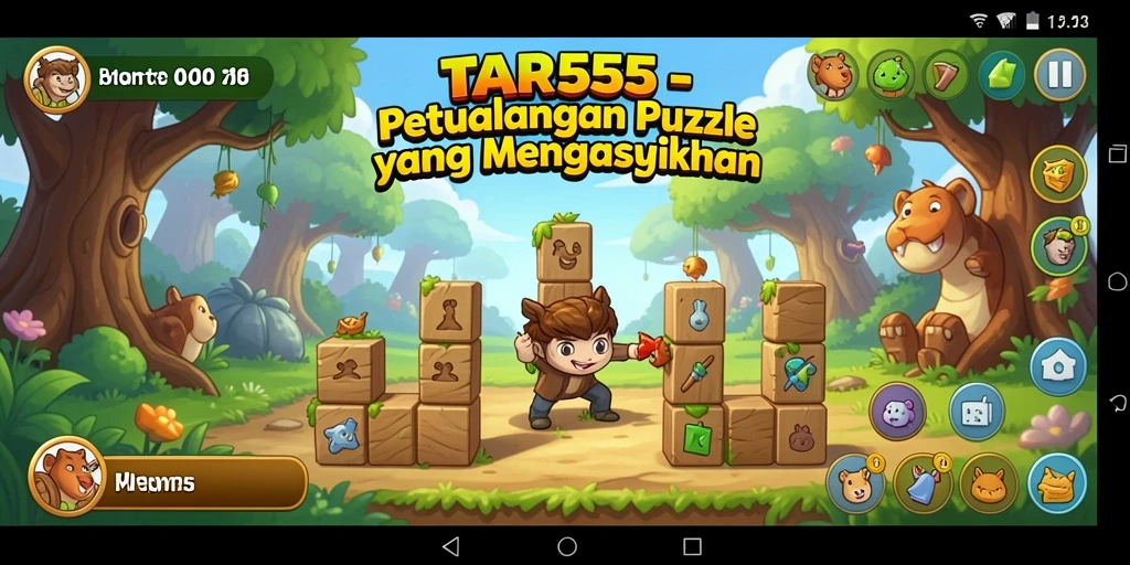 Screenshot TAR555 menampilkan gameplay Puzzle yang menarik dan menantang.